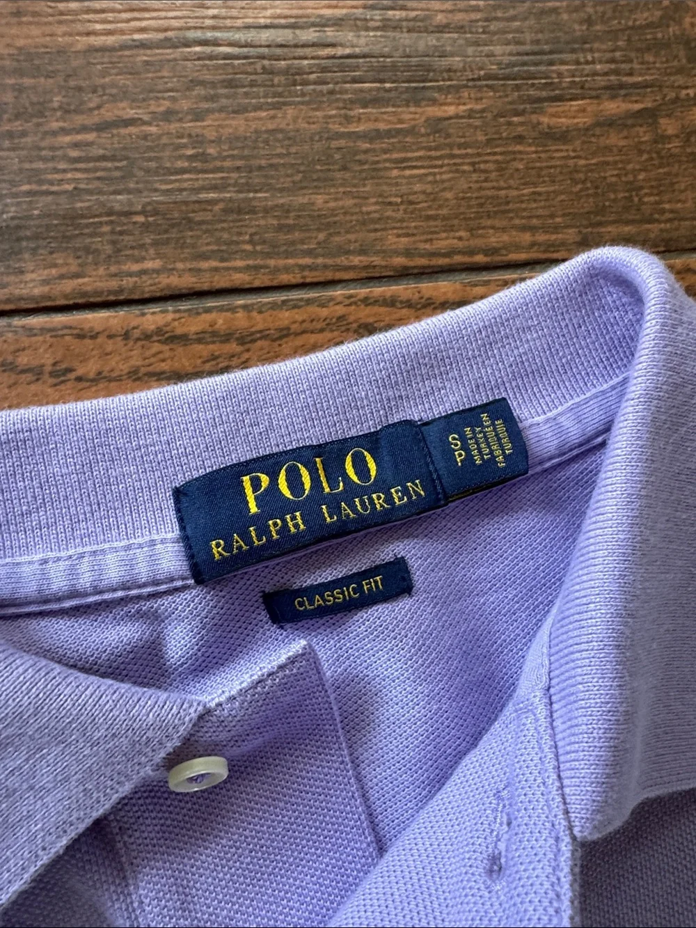 Polo by Ralph Lauren Men's Lavender Short-Sleeve Polo